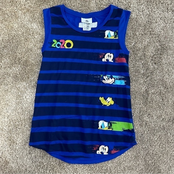 Disney Parks sleeveless top blue size xs  mc - Picture 1 of 4